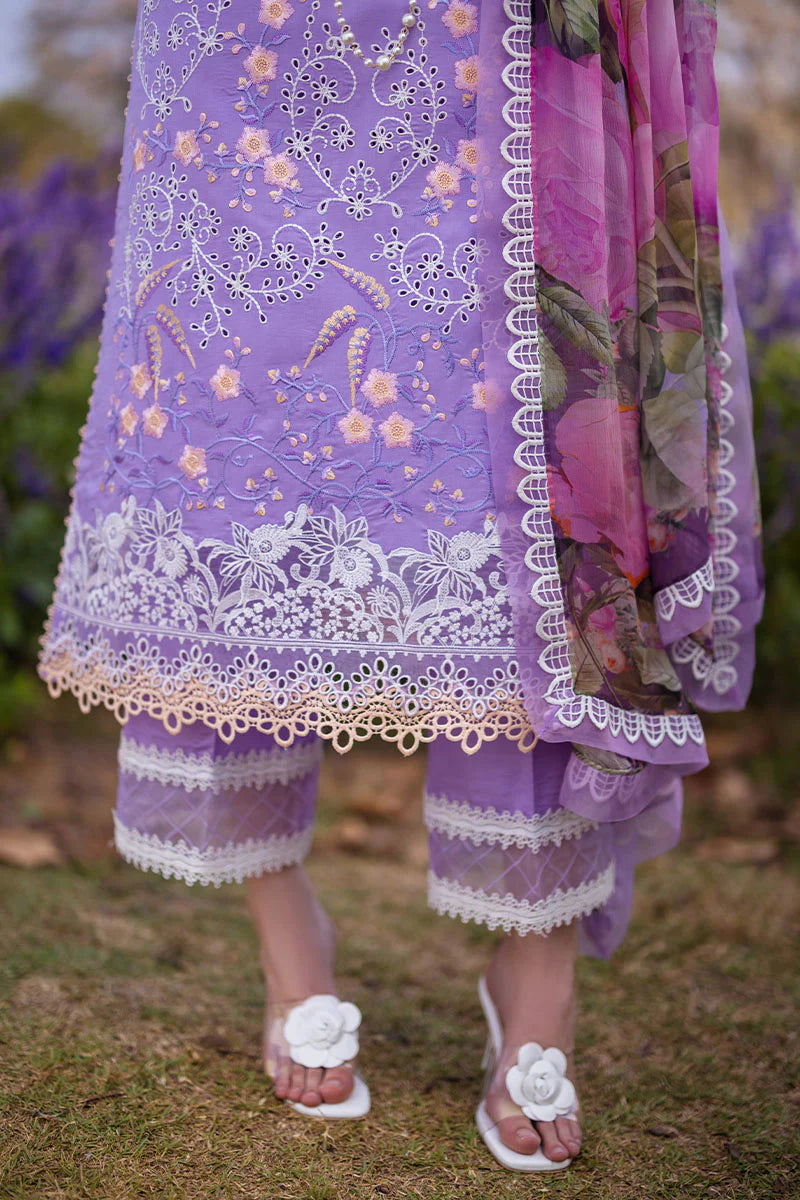 The Secret Garden by Mushq Stitched 3 Piece Embroidered Lawn Suit MQ24SG D-8B Zyra - Summer Collection