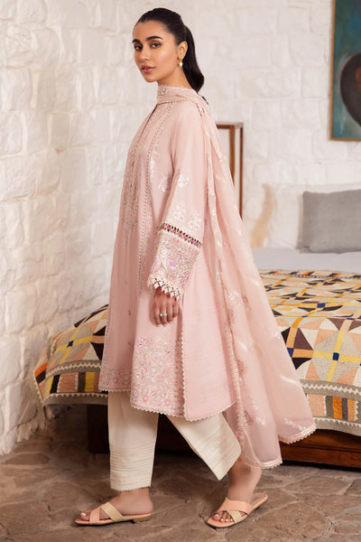 Zaha By Khadijah Shah Stitched 3 Piece Embroidered Lawn Suit ZKS24F ZL24-07 A ZENEL - Festive Collection