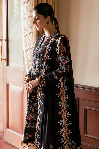 Zaha By Khadijah Shah Unstitched 3 Piece Embroidered Lawn Suit - ZF23-07-Irem - Festive Collection D & M COLLECTION AND NIZAMI JEWELRY