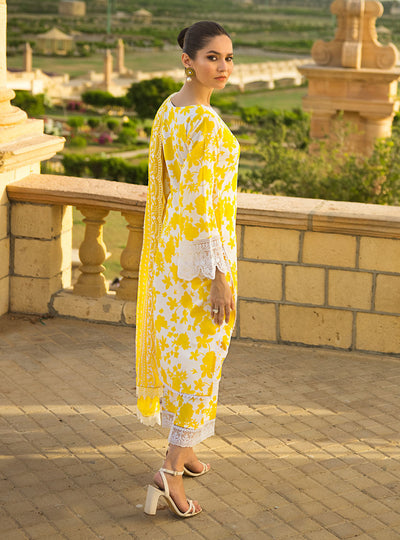 Zainab Chottani Stitched 3 Piece Embroidered Lawn Suits CHAMPA-8B - Summer Collection D & M COLLECTION AND NIZAMI JEWELRY