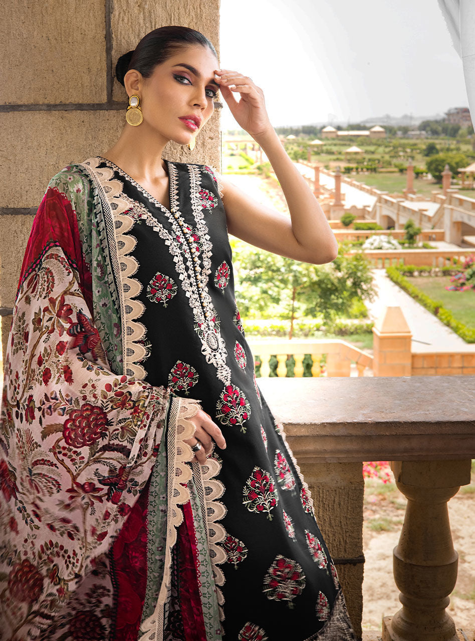 Zainab Chottani Stitched 3 Piece Embroidered Lawn Suits SADABAHAR-9A - Summer Collection D & M COLLECTION AND NIZAMI JEWELRY