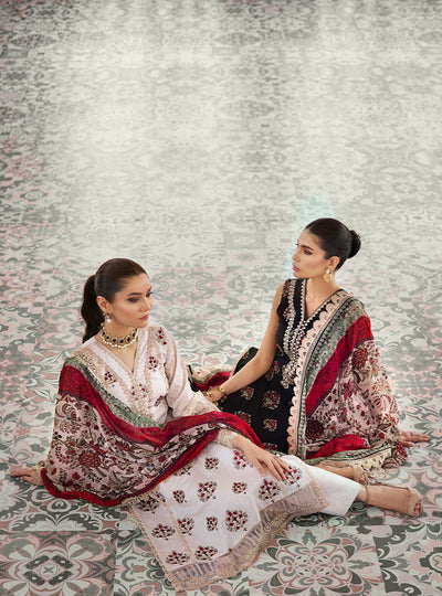 Zainab Chottani Stitched 3 Piece Embroidered Lawn Suits SADABAHAR-9A - Summer Collection D & M COLLECTION AND NIZAMI JEWELRY