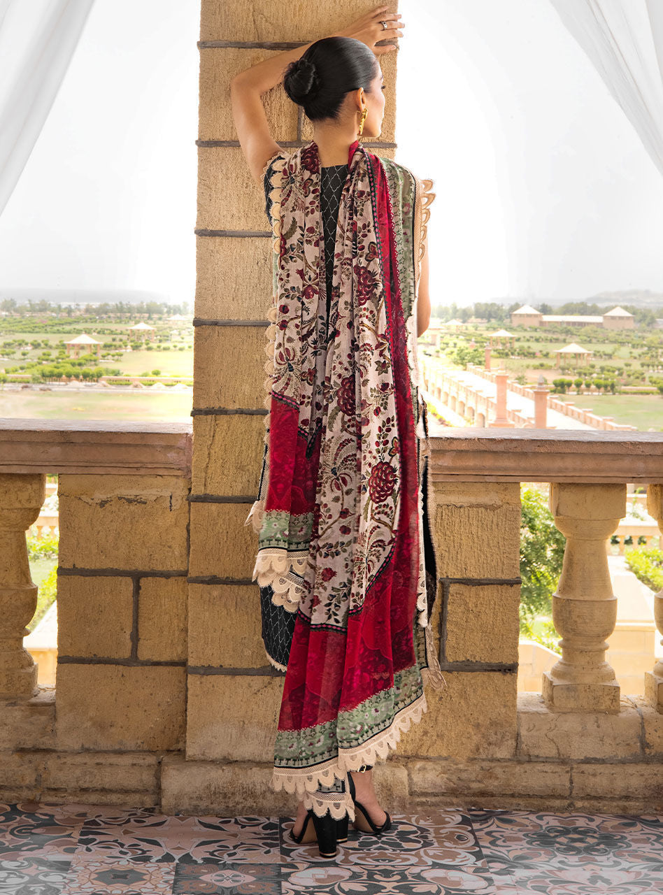 Zainab Chottani Stitched 3 Piece Embroidered Lawn Suits SADABAHAR-9A - Summer Collection D & M COLLECTION AND NIZAMI JEWELRY