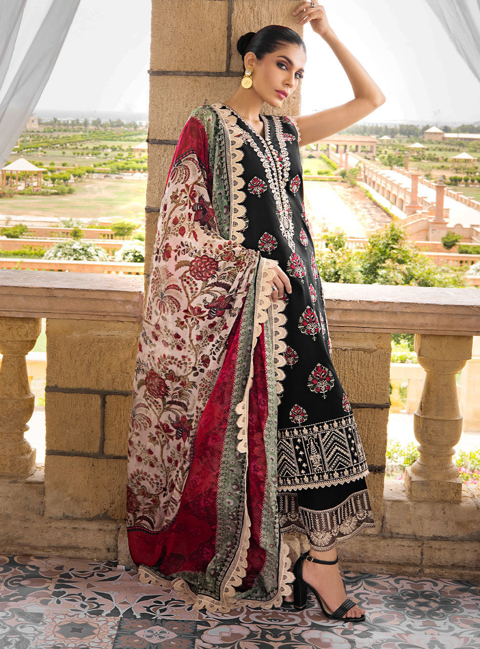 Zainab Chottani Stitched 3 Piece Embroidered Lawn Suits SADABAHAR-9A - Summer Collection D & M COLLECTION AND NIZAMI JEWELRY