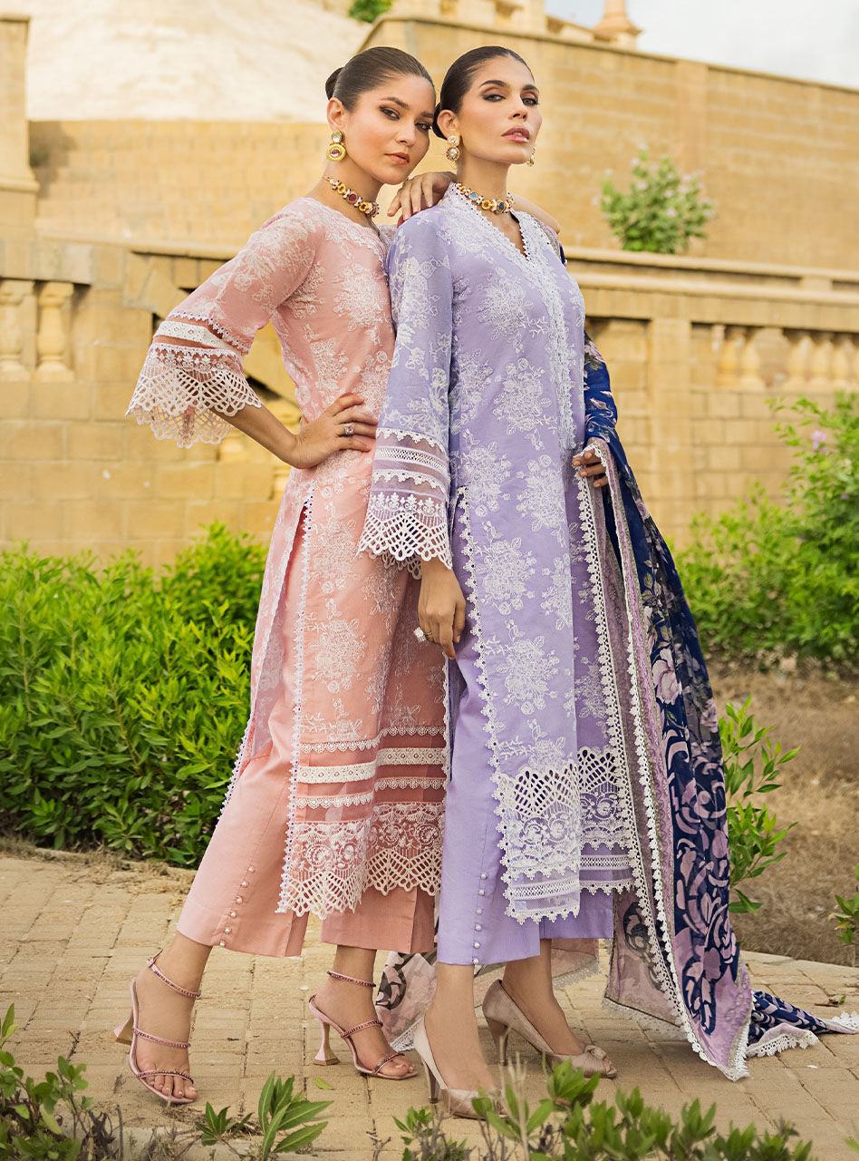 Zainab Chottani Stitched 3 Piece Embroidered Lawn Suits SEHER-1B - Summer Collection D & M COLLECTION AND NIZAMI JEWELRY