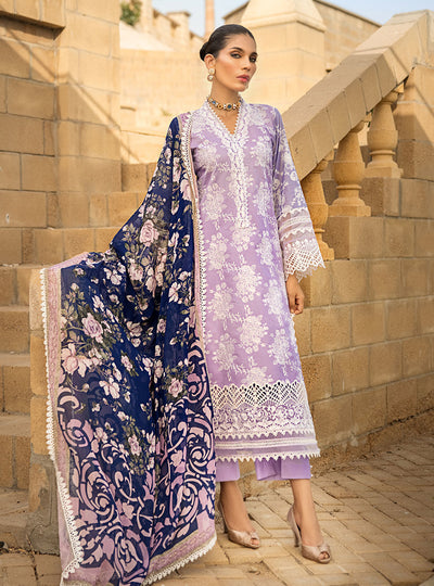 Zainab Chottani Stitched 3 Piece Embroidered Lawn Suits SEHER-1B - Summer Collection D & M COLLECTION AND NIZAMI JEWELRY