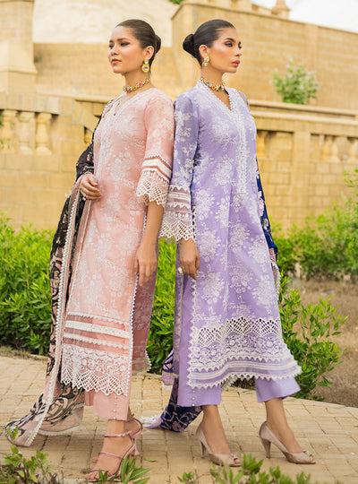 Zainab Chottani Stitched 3 Piece Embroidered Lawn Suits SEHER-1B - Summer Collection D & M COLLECTION AND NIZAMI JEWELRY