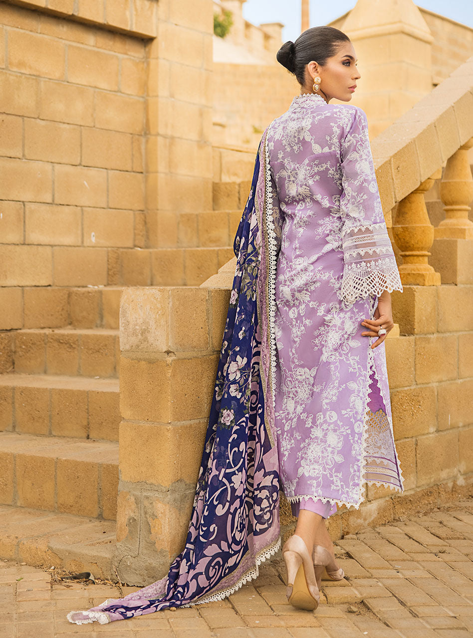 Zainab Chottani Stitched 3 Piece Embroidered Lawn Suits SEHER-1B - Summer Collection D & M COLLECTION AND NIZAMI JEWELRY