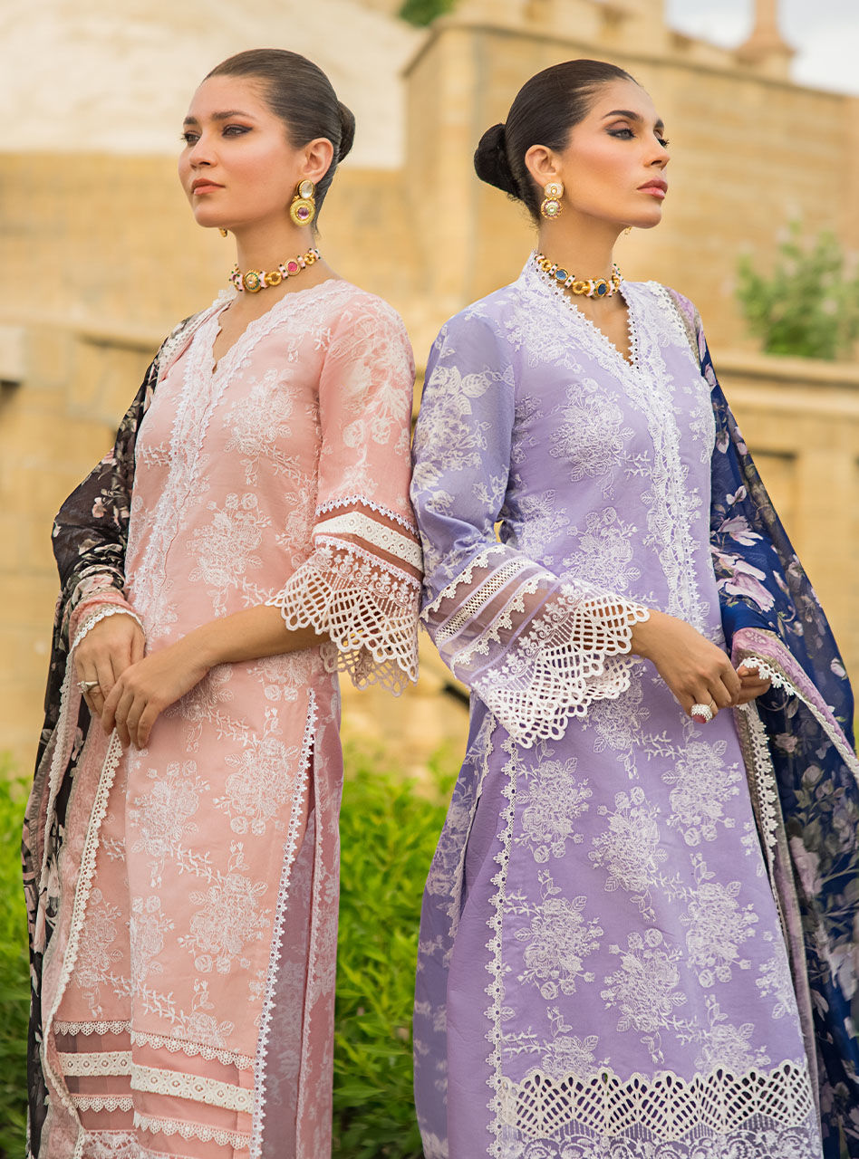 Zainab Chottani Stitched 3 Piece Embroidered Lawn Suits SEHER-1B - Summer Collection D & M COLLECTION AND NIZAMI JEWELRY