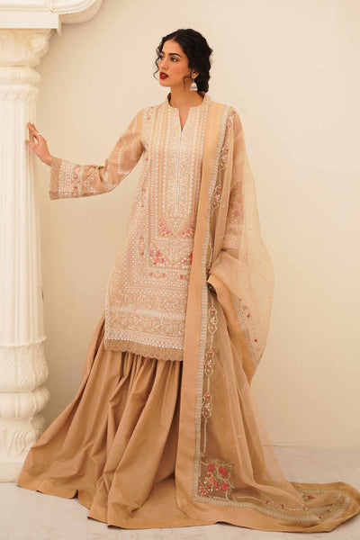 Zara Shahjahan Stiched 3 Piece Embroidered Lawn Suit D23-6B - Luxury Summer Collection D & M COLLECTION AND NIZAMI JEWELRY