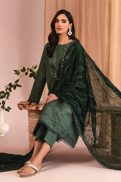 Zarif Unstitched 3 Piece Embroidered Lawn Suit ZEA-01 GRECIA - Eid Collection D & M COLLECTION AND NIZAMI JEWELRY