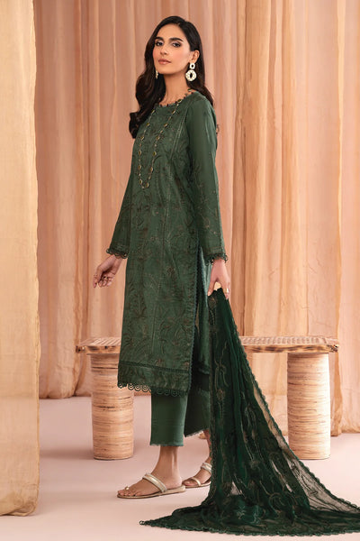 Zarif Unstitched 3 Piece Embroidered Lawn Suit ZEA-01 GRECIA - Eid Collection D & M COLLECTION AND NIZAMI JEWELRY