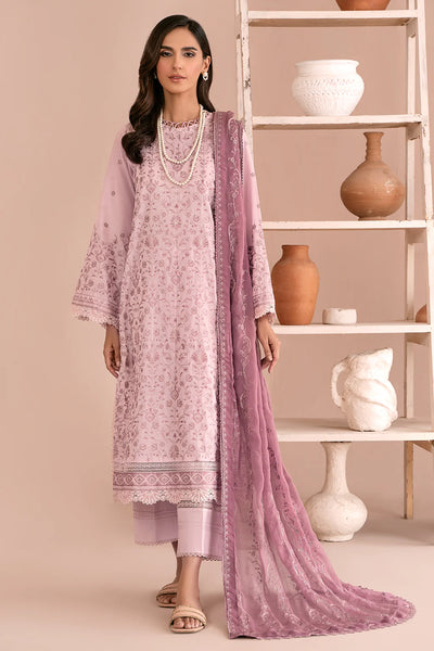 Zarif Unstitched 3 Piece Embroidered Lawn Suit ZEA-09 TULIP - Eid Collection D & M COLLECTION AND NIZAMI JEWELRY