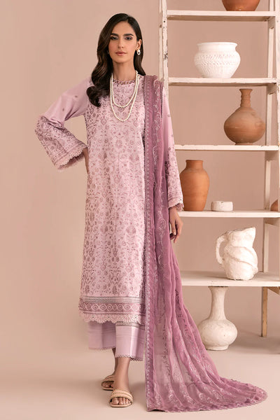 Zarif Unstitched 3 Piece Embroidered Lawn Suit ZEA-09 TULIP - Eid Collection D & M COLLECTION AND NIZAMI JEWELRY