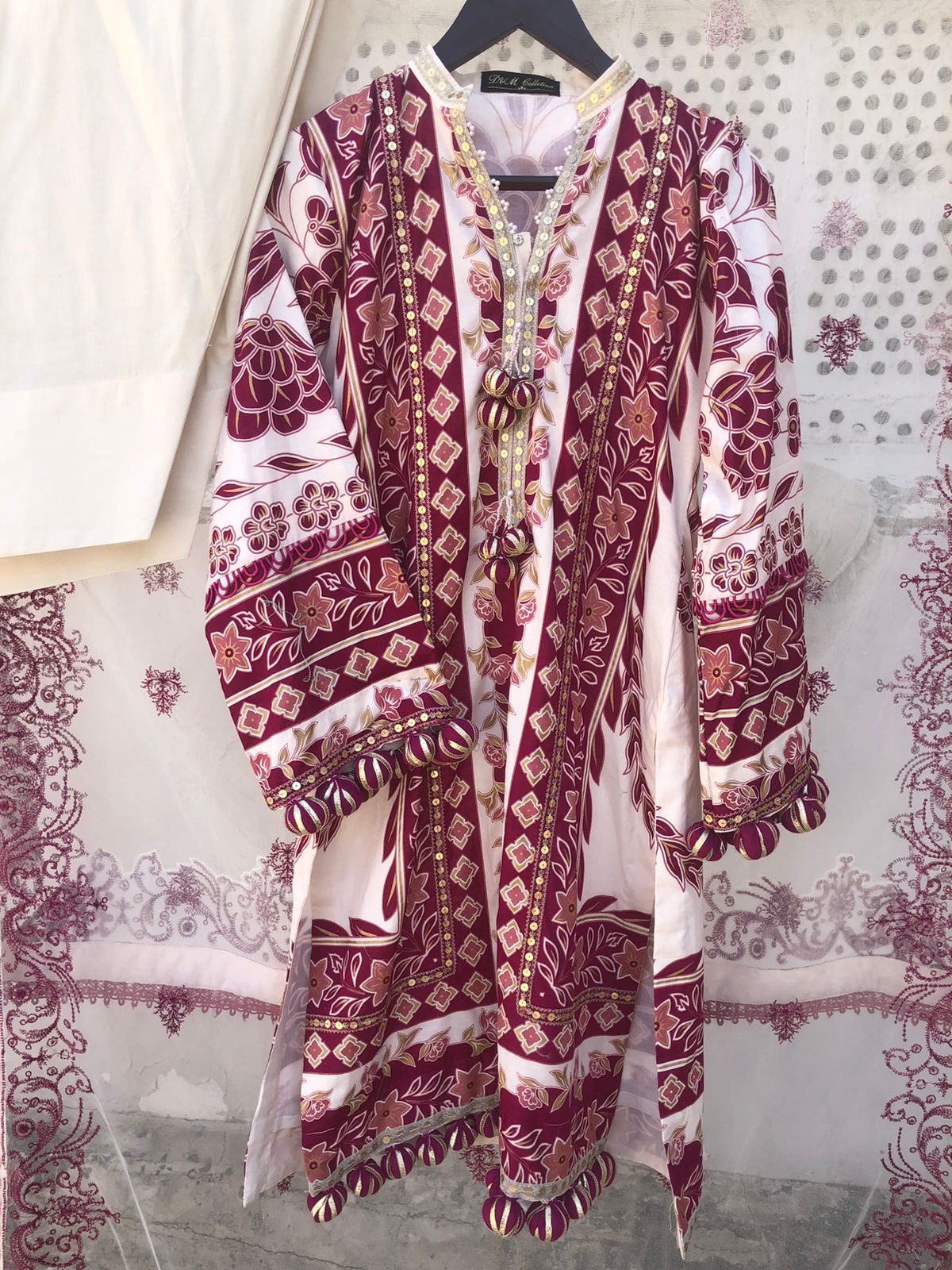 Muzlin By Sana Safinaz Stitched 3 Piece Embroidered Lawn Suit SS23MZ 2A - White - Summer Collection