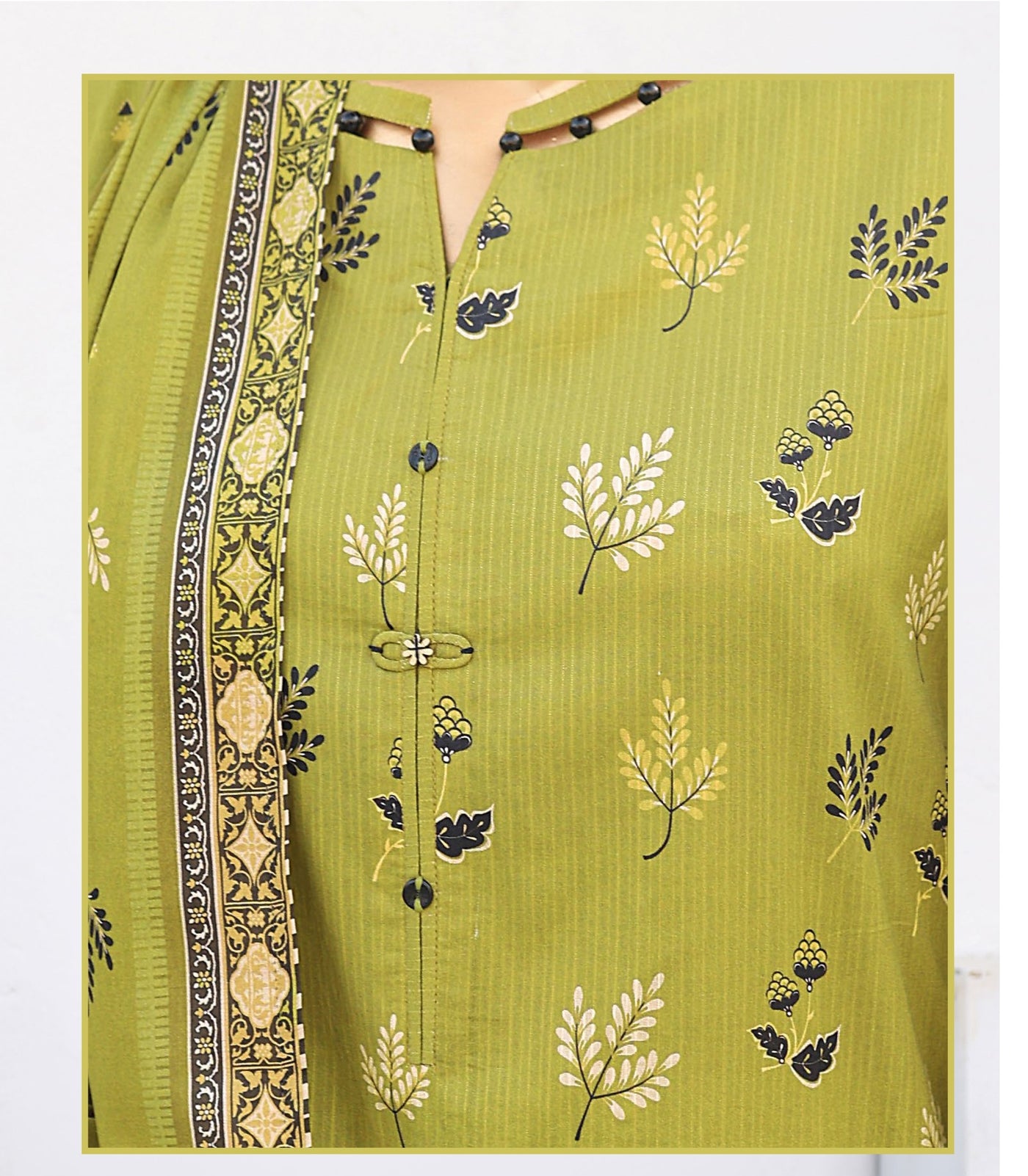 HZ Textiles Stitched 3 Piece Digital Printed Cotton Suit - PMC-19 - Summer Collection