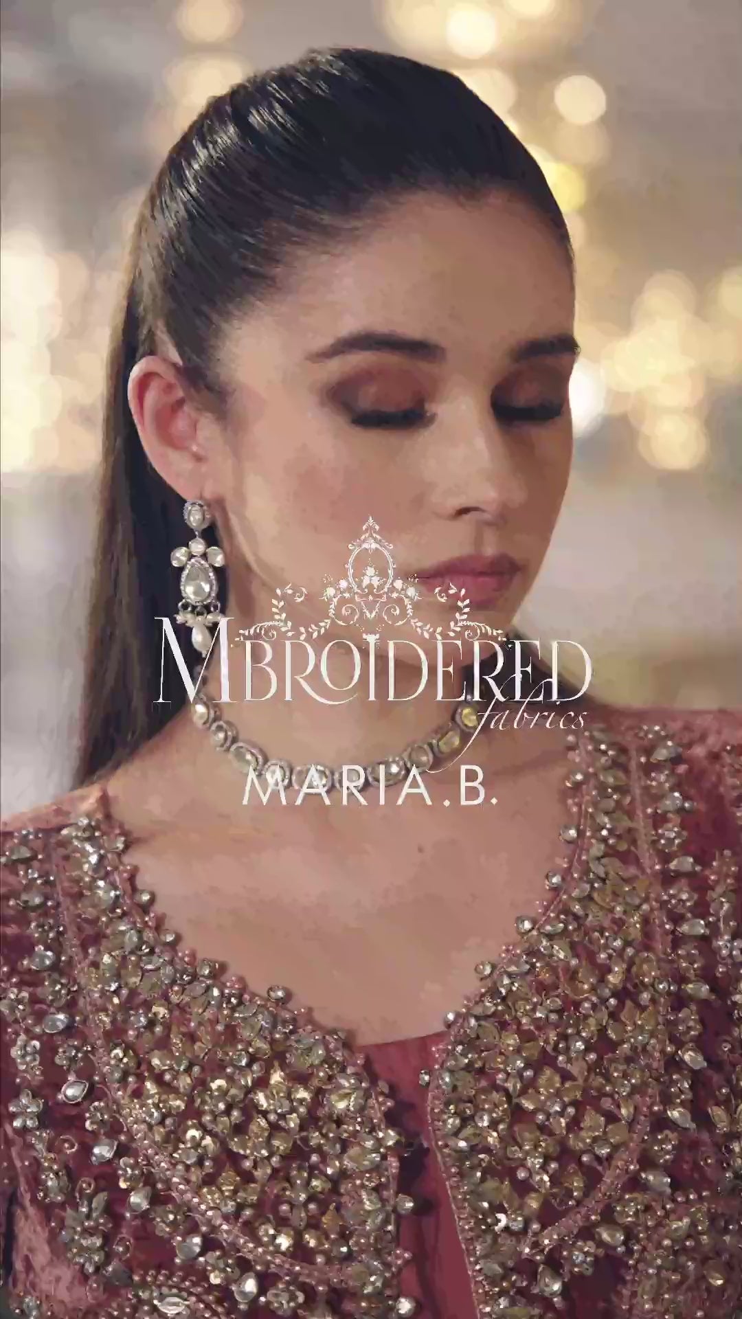 Mbroidered-By-Maria-B-Embroidered-Velvet-Suits-Unstitched-4-Piece-MB23MW-D1-Salmon-Pink-Luxury-Collection