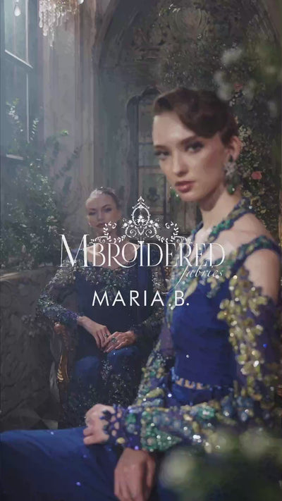 Mbroidered-By-Maria-B-Embroidered-Chiffon-Suits-Unstitched-4-Piece-MB23MW-D4-Cobalt-Blue-Luxury-Collection