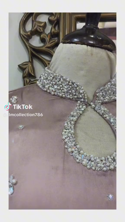 Stitched Silk Shirt With Organza Bunki Banarasi Dupatta- RTW-010 - Luxury D&M Signature Eid Collection