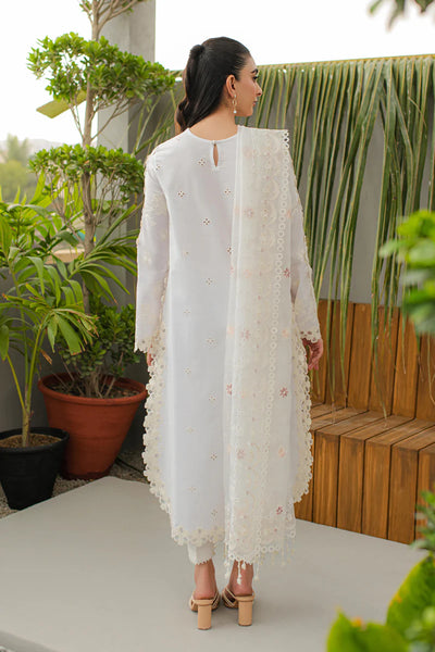 Qline by Qalamkar Stitched 3 Piece Embroidered Lawn Suit QLM24Q JK-10 ORLA - Summer Collection