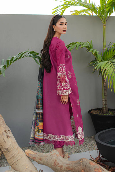 Qline by Qalamkar Stitched 3 Piece Embroidered Lawn Suit QLM24Q JK-16 SERAPHINA - Summer Collection