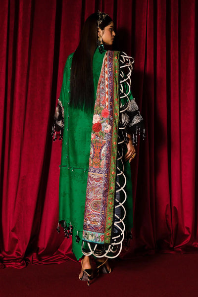 Sana Safinaz Stitched 3 Piece Embroidered Suit SS24UL 01B - Luxury Collection