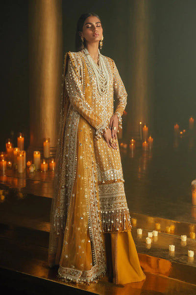 Sana Safinaz Stitched 3 Piece Embroidered Suit SS24UL 02B - Luxury Collection