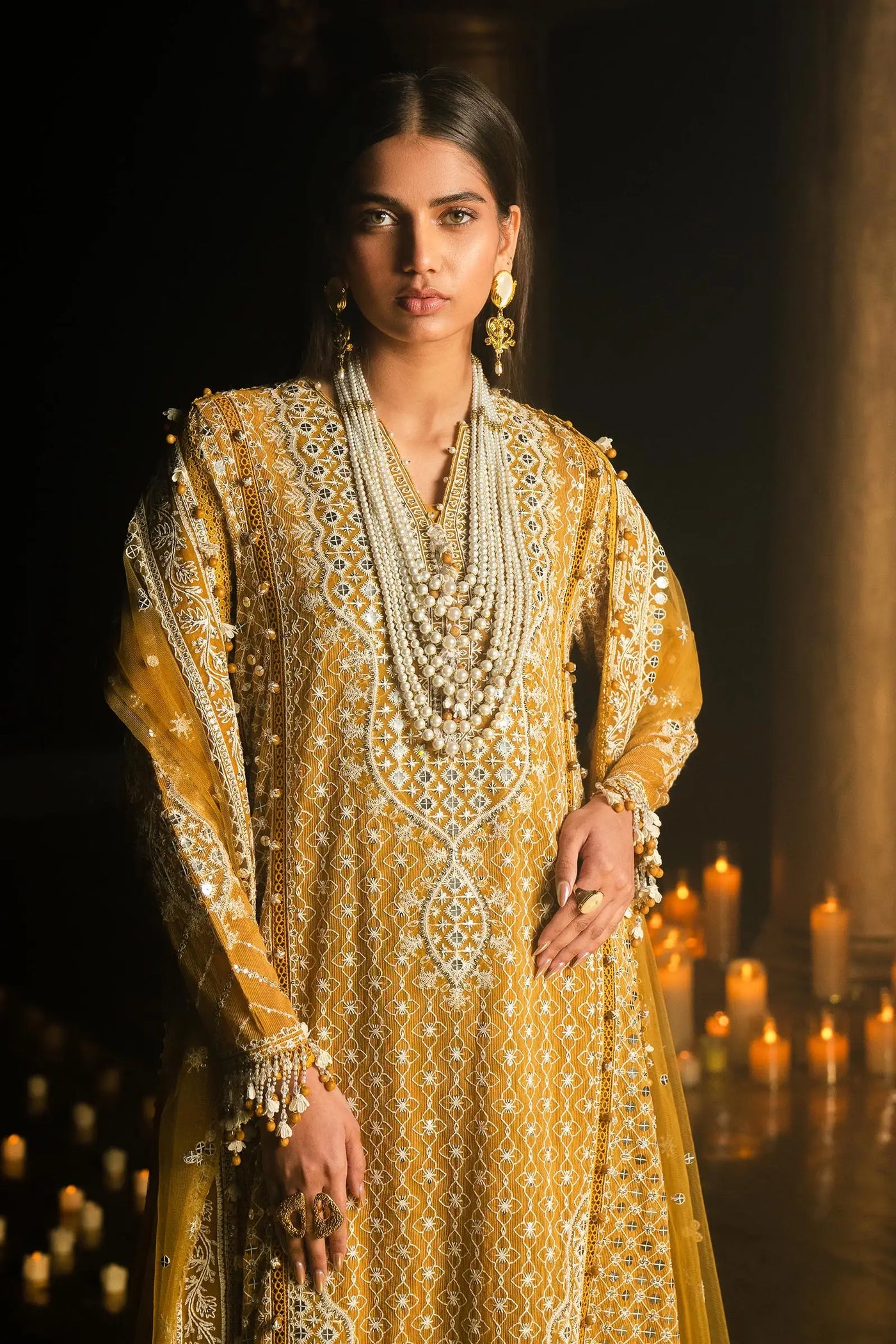 Sana Safinaz Stitched 3 Piece Embroidered Suit SS24UL 02B - Luxury Collection