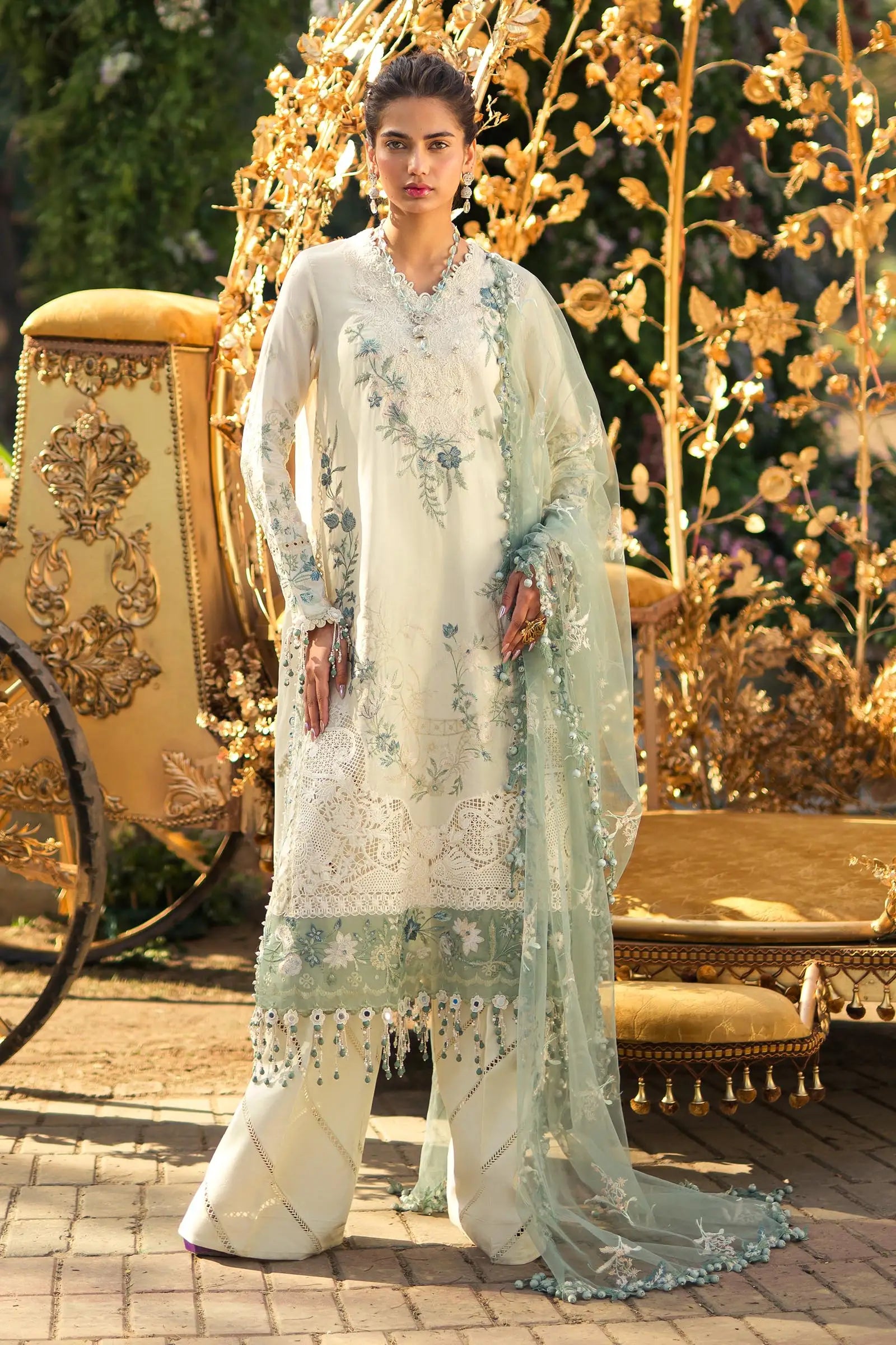 Sana Safinaz Stitched 3 Piece Embroidered Suit SS24UL 03A - Luxury Col ...