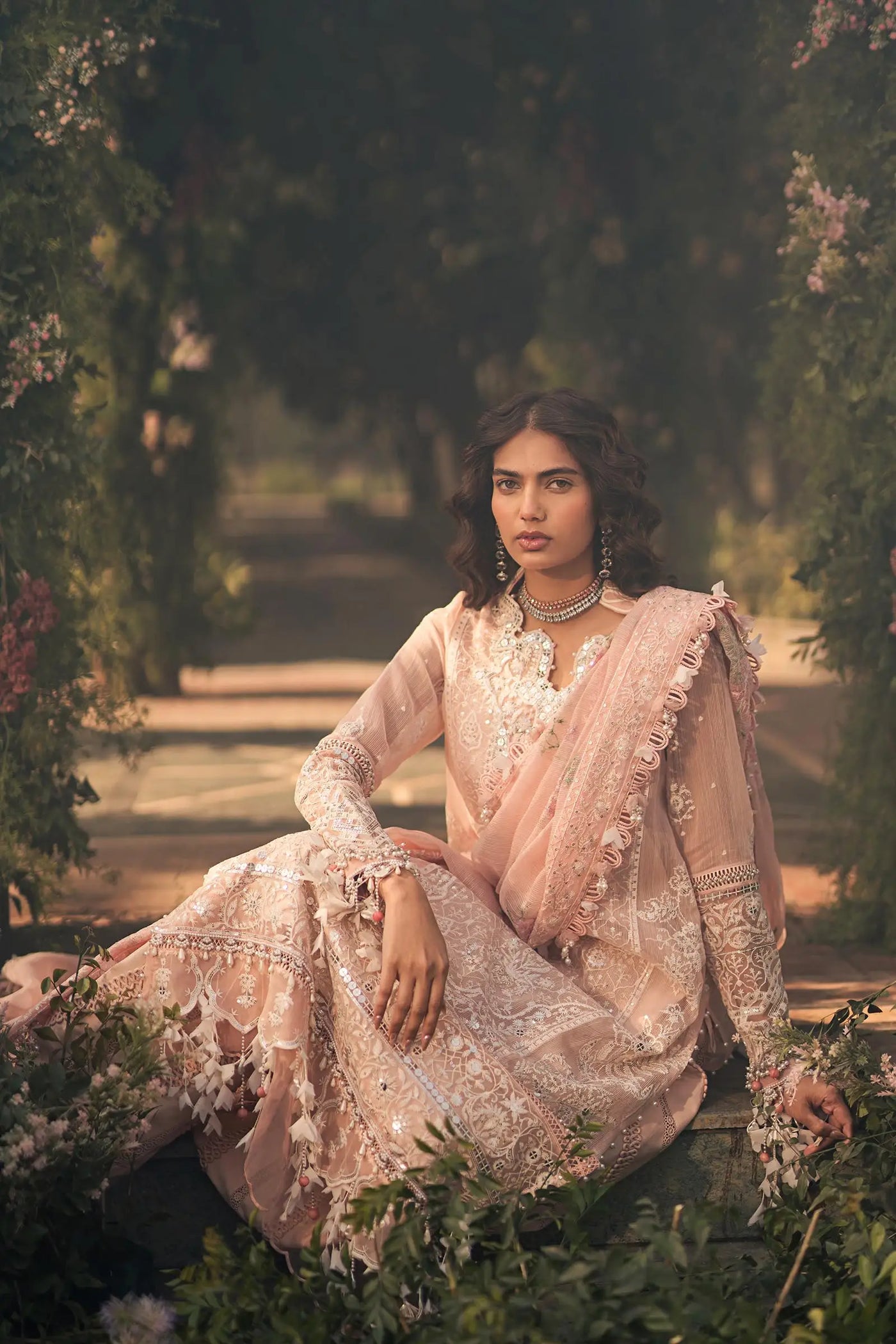 Sana Safinaz Stitched 3 Piece Embroidered Suit SS24UL 06A - Luxury Collection