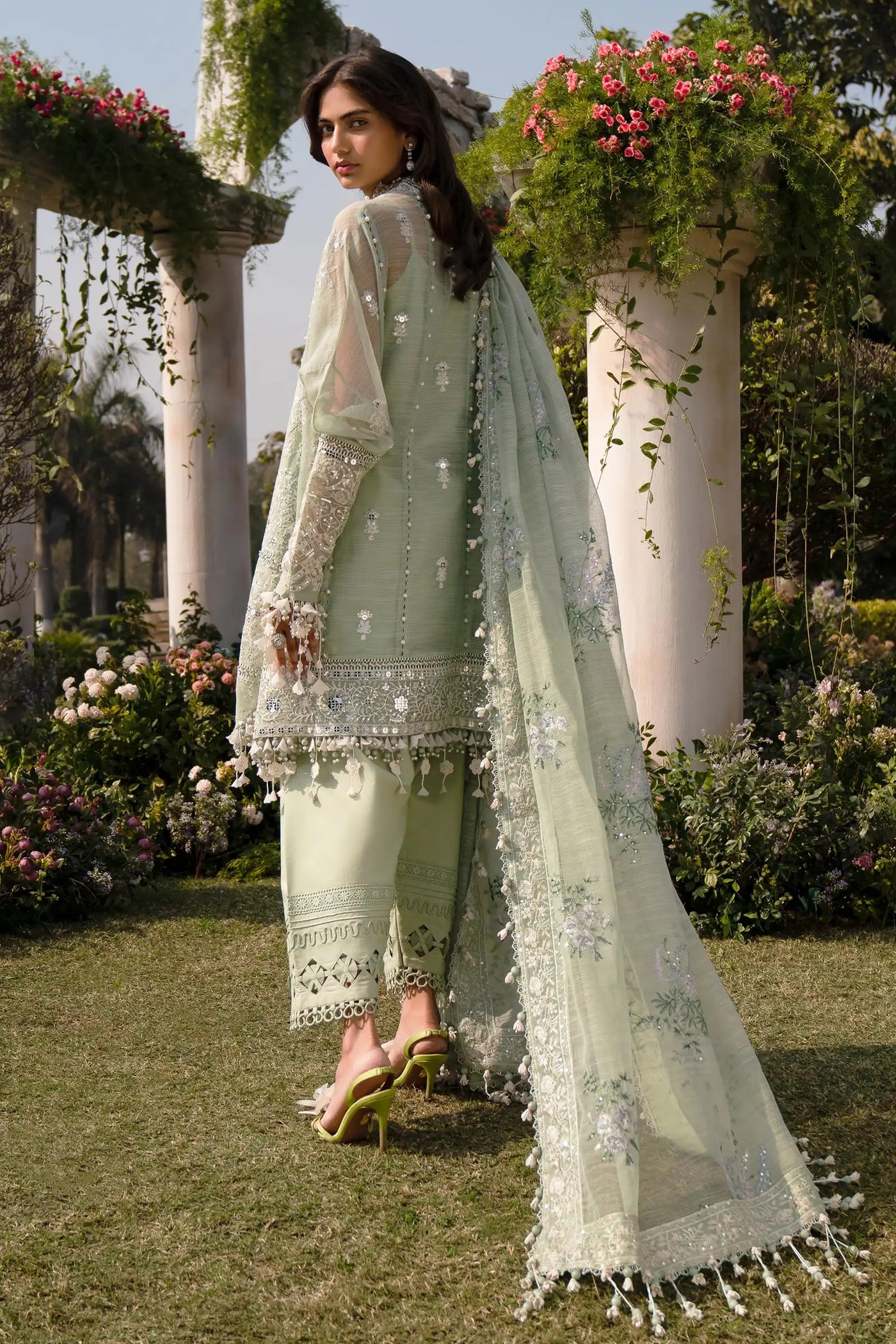 Sana Safinaz Stitched 3 Piece Embroidered Suit SS24UL 06B - Luxury Collection