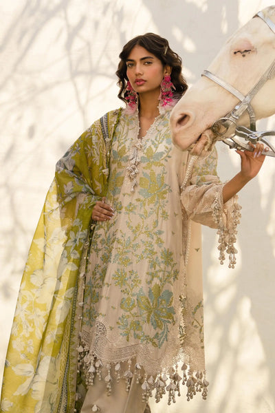 Sana Safinaz Stitched 3 Piece Embroidered Suit SS24UL 08A - Luxury Collection