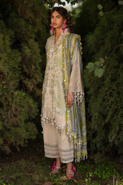 Sana Safinaz Stitched 3 Piece Embroidered Suit SS24UL 08A - Luxury Collection