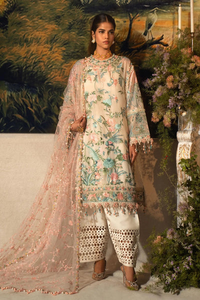 Sana Safinaz Stitched 3 Piece Embroidered Suit SS24UL 09B - Luxury Collection