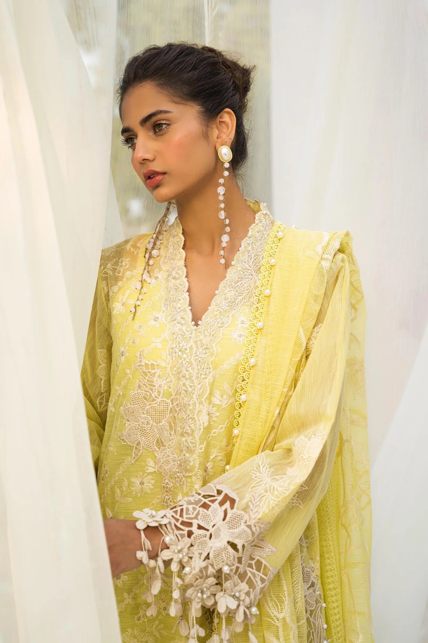 Sana Safinaz Stitched 3 Piece Embroidered Suit SS24UL 10a - Luxury Collection