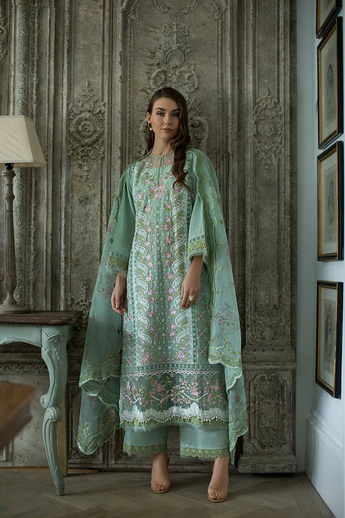 Sobia Nazir Stitched 3 Piece Embroidered Suit SN24ELL 01A - Luxury Collection