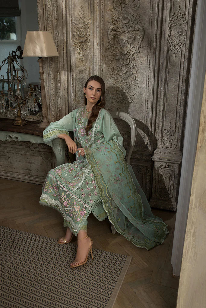 Sobia Nazir Stitched 3 Piece Embroidered Suit SN24ELL 01A - Luxury Collection