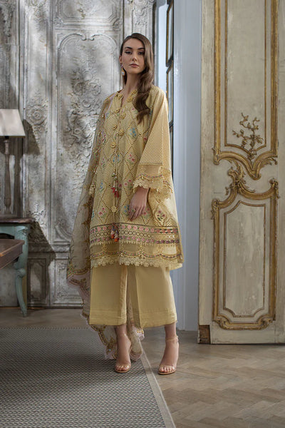 Sobia Nazir Stitched 3 Piece Embroidered Suit SN24ELL 02B - Luxury Collection