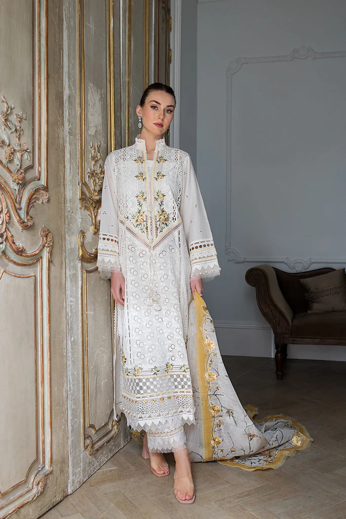 Sobia Nazir Stitched 3 Piece Embroidered Suit SN24ELL 03A - Luxury Collection