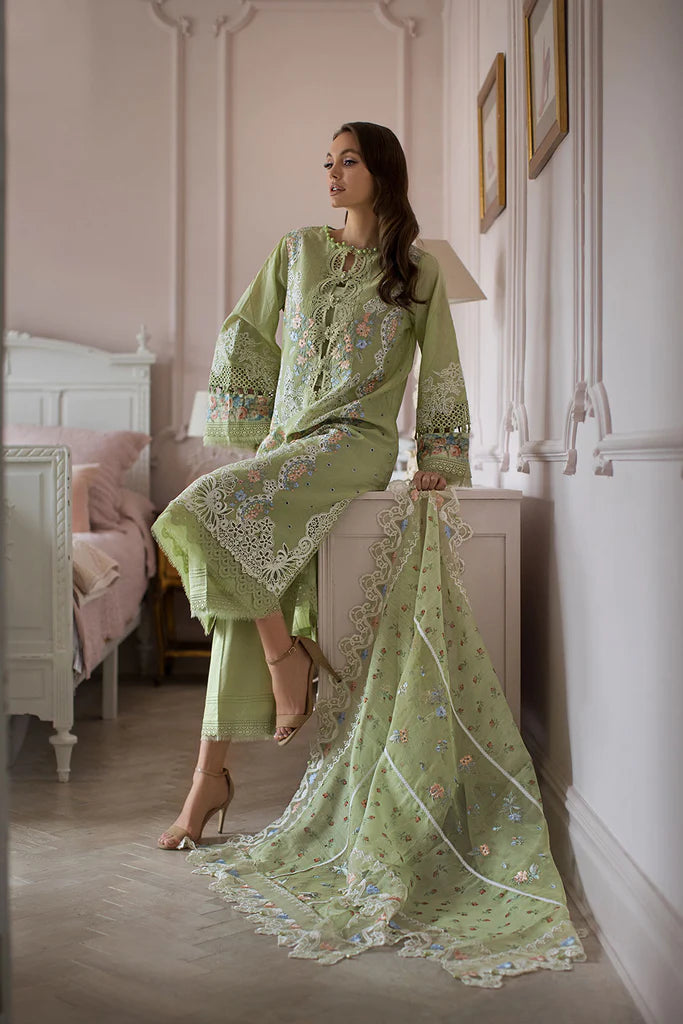 Sobia Nazir Stitched 3 Piece Embroidered Suit SN24ELL 04A - Luxury Collection