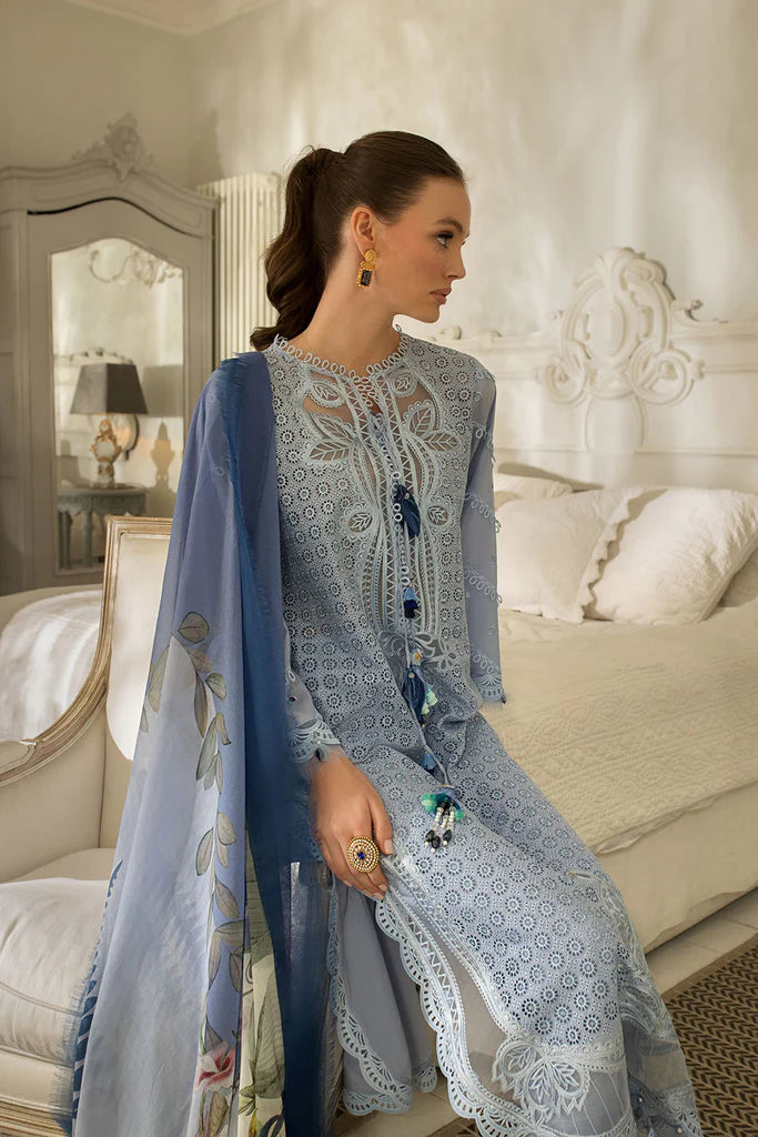 Sobia Nazir Stitched 3 Piece Embroidered Suit SN24ELL 05A - Luxury Collection