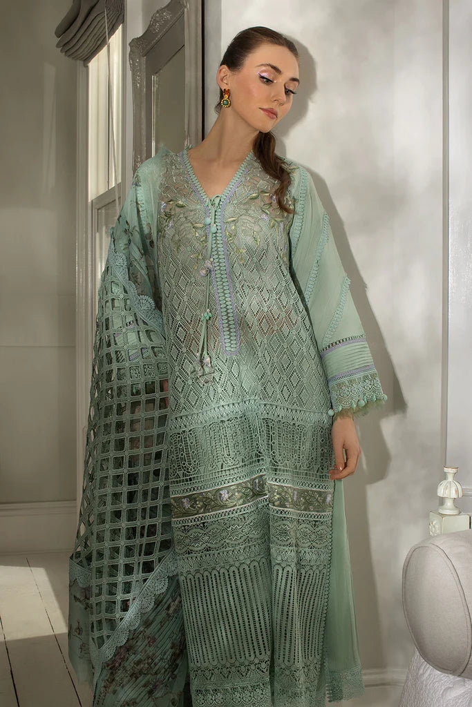 Sobia Nazir Stitched 3 Piece Embroidered Suit SN24ELL 06B - Luxury Collection