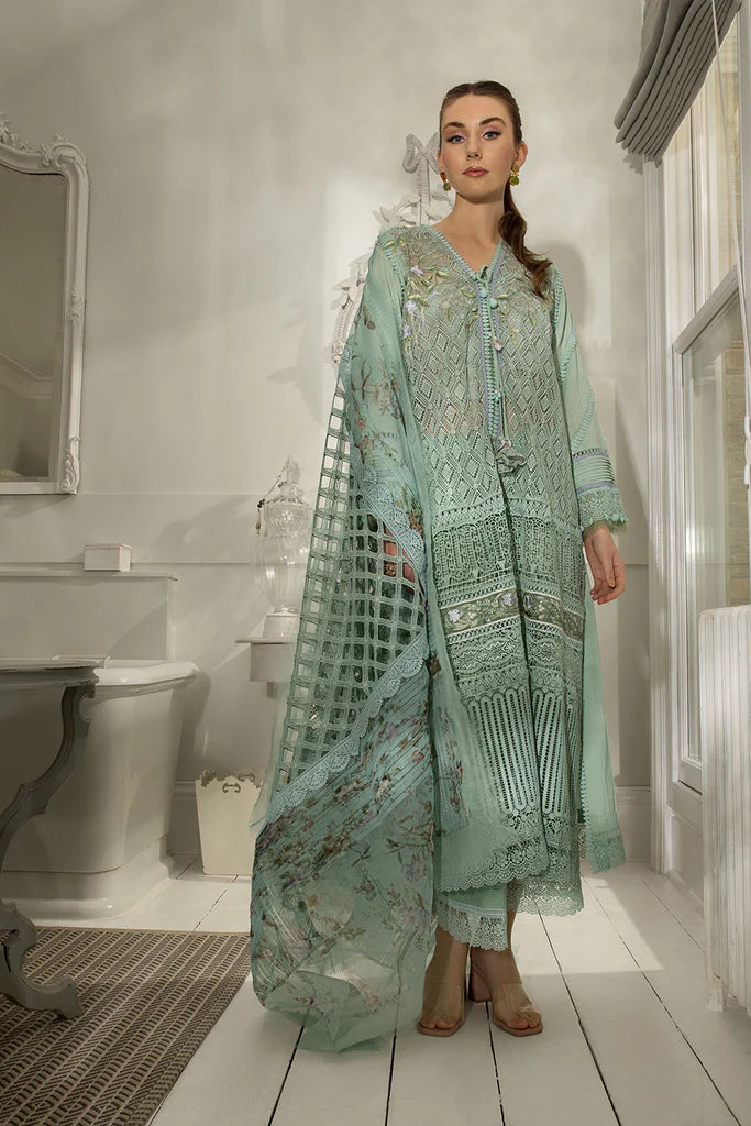 Sobia Nazir Stitched 3 Piece Embroidered Suit SN24ELL 06B - Luxury Collection