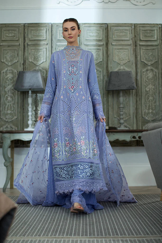 Sobia Nazir Stitched 3 Piece Embroidered Suit SN24ELL 09B - Luxury Collection