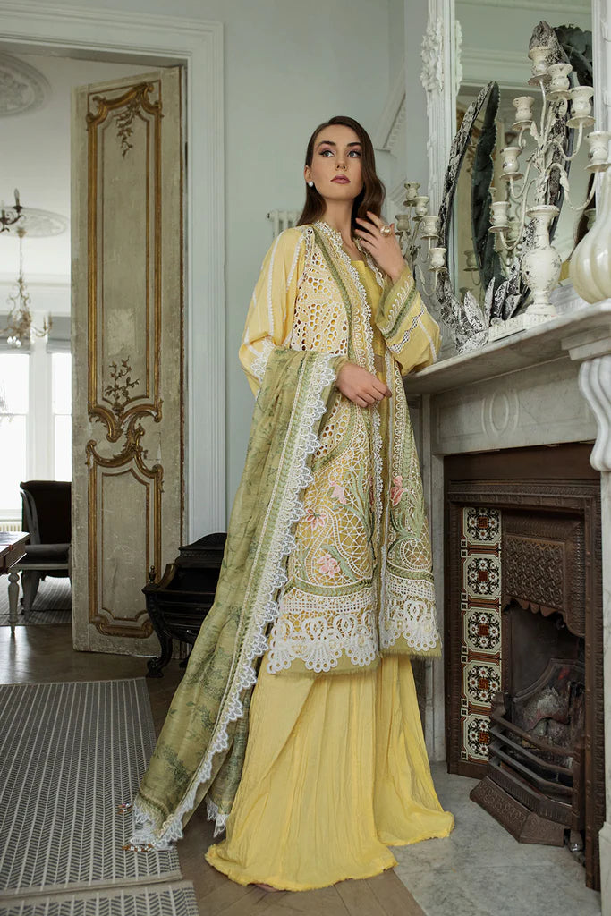 Sobia Nazir Stitched 3 Piece Embroidered Suit SN24ELL 11A - Luxury Collection