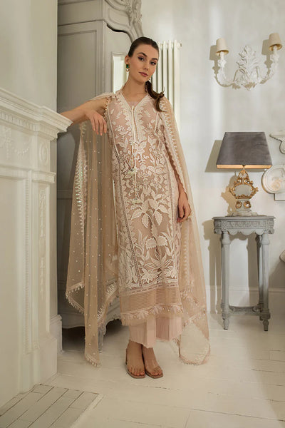 Sobia Nazir Stitched 3 Piece Embroidered Suit SN24ELL 12B - Luxury Collection