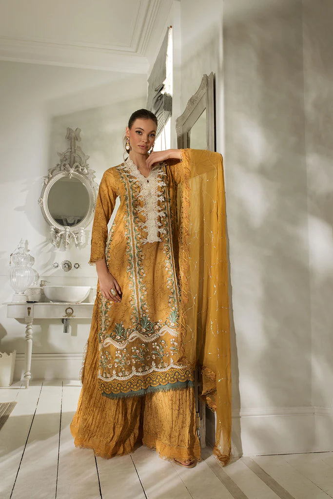 Sobia Nazir Stitched 3 Piece Embroidered Suit SN24ELL 13B - Luxury Collection