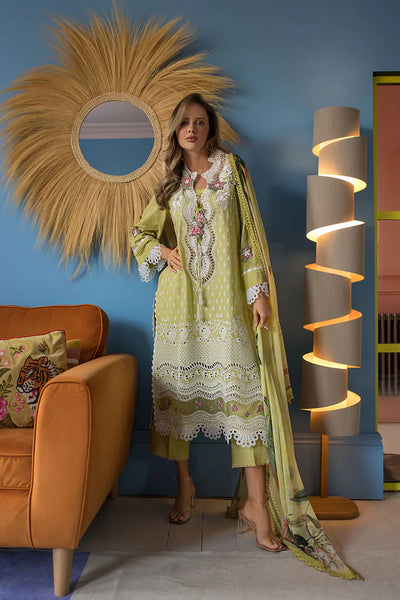 Vital By Sobia Nazir Stitched 3 Piece Embroidered Lawn Suit SN24V 11A - Eid Summer Collection