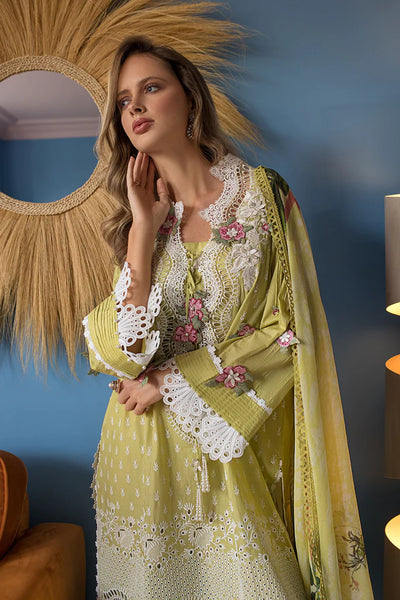 Vital By Sobia Nazir Stitched 3 Piece Embroidered Lawn Suit SN24V 11A - Eid Summer Collection