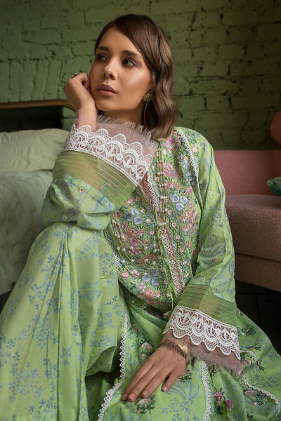 Vital By Sobia Nazir Stitched 3 Piece Embroidered Lawn Suit SN24V 8B - Eid Summer Collection